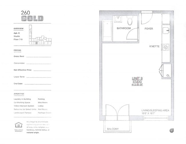 Floorplan - 260 Gold