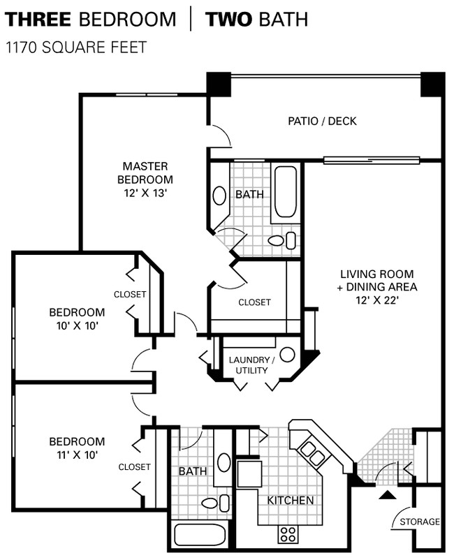 Floorplan - Tualatin View Apartments