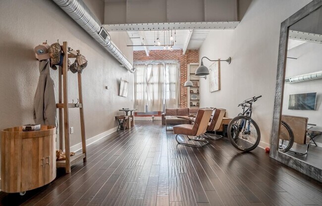 Building Photo - Beautiful 2 bedroom/2 bathroom loft with exposed brick, steel beams and hand scrapped wood floors.