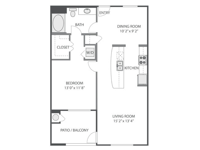 Floorplan - Victoria Arbors Apartment Homes