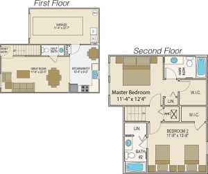 Floorplan - Liberty Trails Apartment Homes