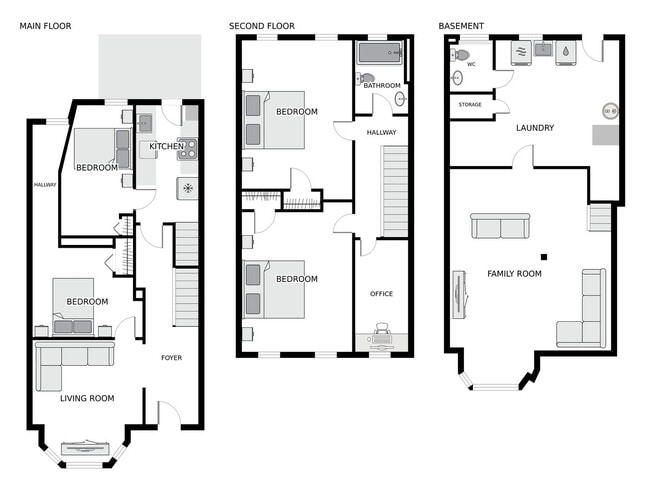 Building Photo - Spacious 6BR/1.5BA Row home