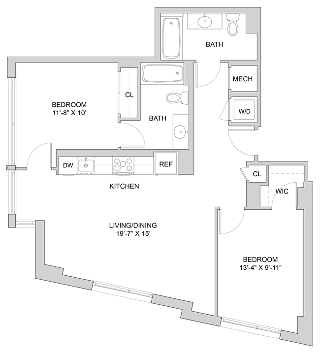 Floorplan - The Modern at Art Place