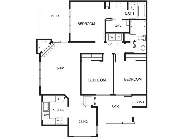 Floorplan - Country Brook Apartments