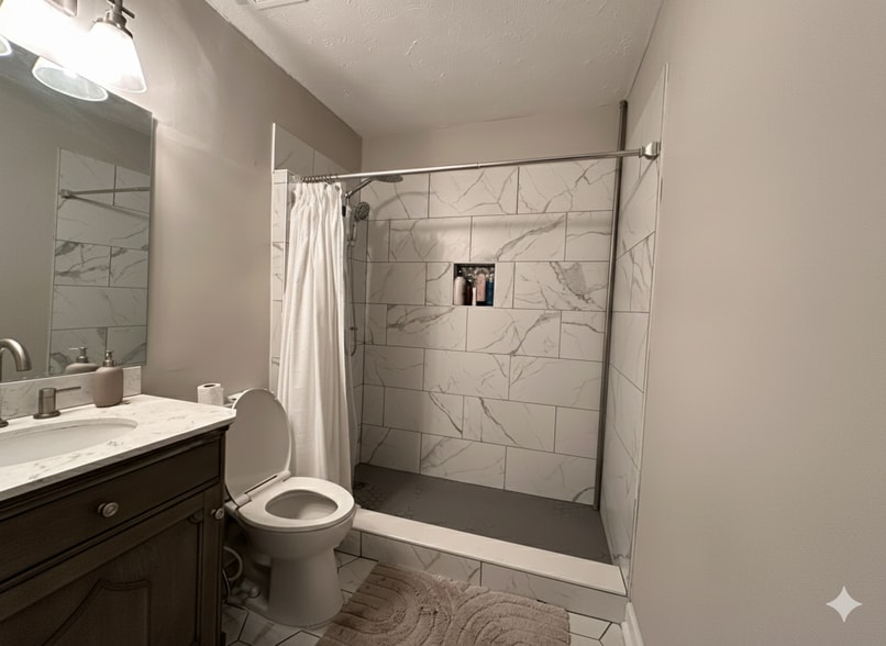 Main Bathroom - 3704 Riviera Rd