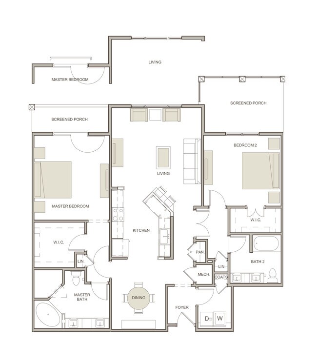 B1-E floor plan WaterWalk at Shelter Cove Towne Centre - WaterWalk at Shelter Cove Towne Centre
