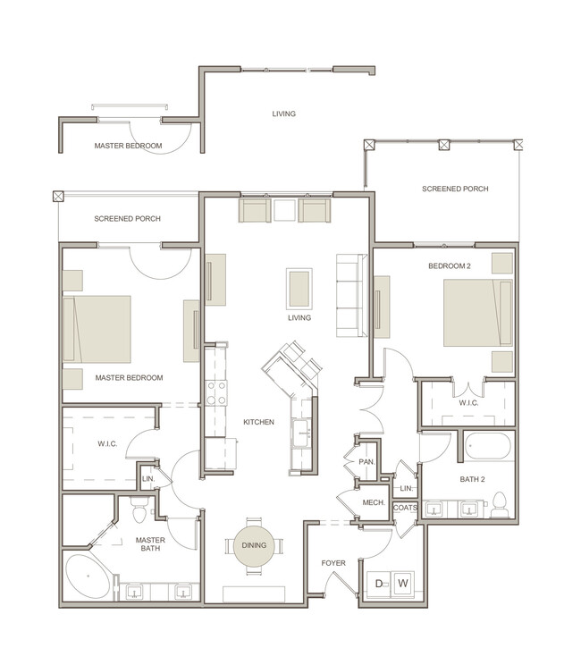 B1-E Floor Plan - WaterWalk at Shelter Cove Towne Centre