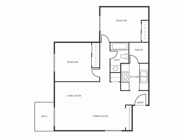 2br/1ba - Pine Avenue