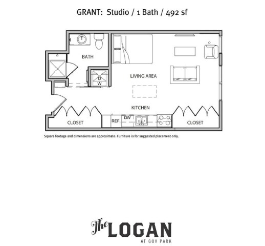 Floorplan - The Logan Apartments