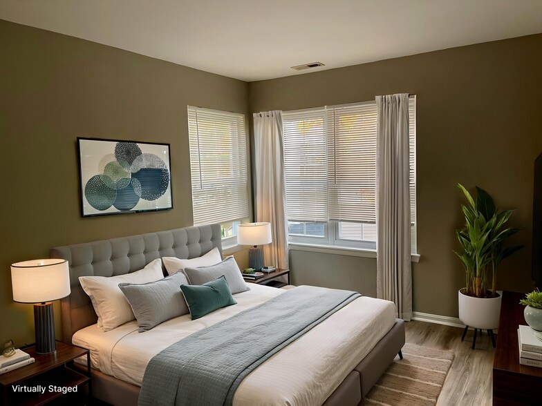 Bedroom - Virtually Staged - 3 Chesapeake Dr