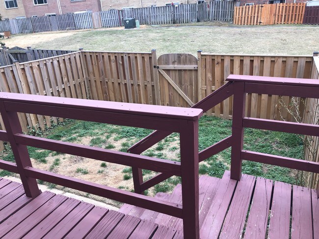 Rear Deck & Fenced in Yard - 7415 Rhondda Dr