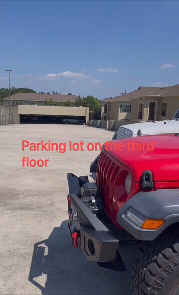 You can drive to the third floor and parking there. - 6765 Corporate Blvd