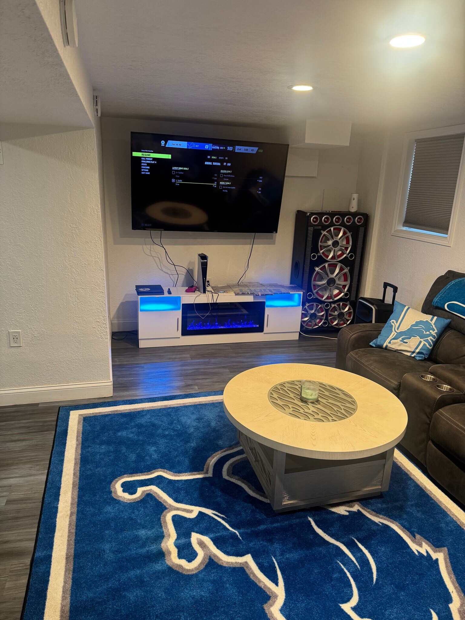 Basement Living Area - 1728 Beacon Dr