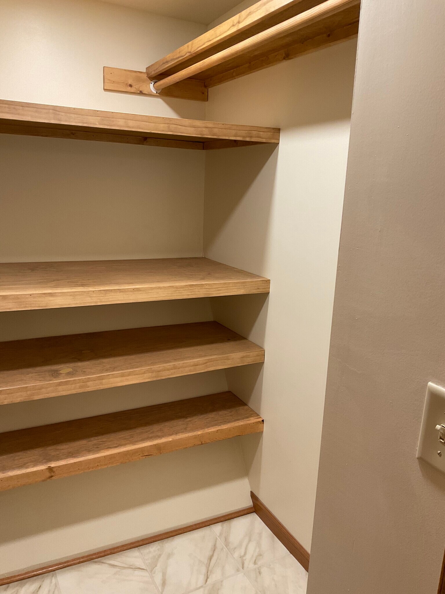 Laundry room linen/storage closet - 2123 Cameron Ave