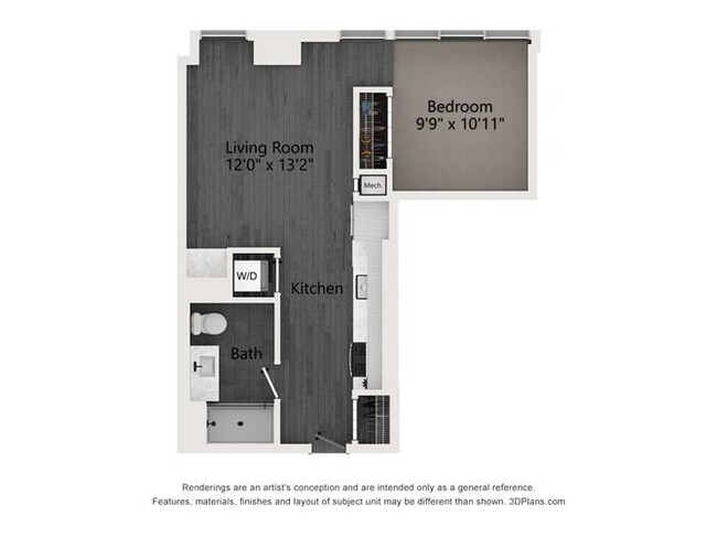 Floorplan - Evo Union Park Apartments