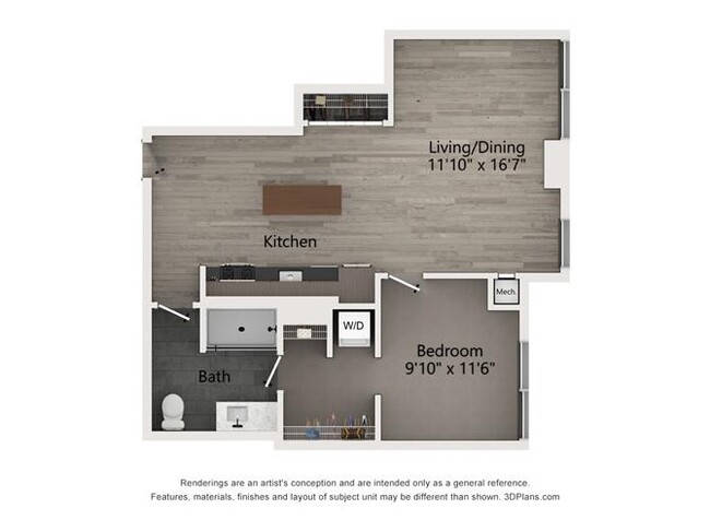 Floorplan - Evo Union Park Apartments