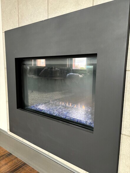 see through fireplace - 225 E Blaine Ln