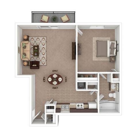 Floorplan - Black Hawk Apartments