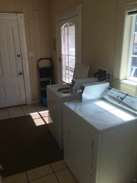 Washer/Dryer Area. Door on left is from apt directly to Washer/Dryer Area. - 145 N 5th Street