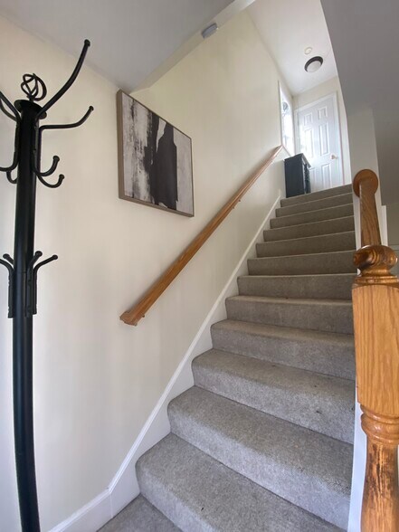 stairs to second floor - 18 Scamman St