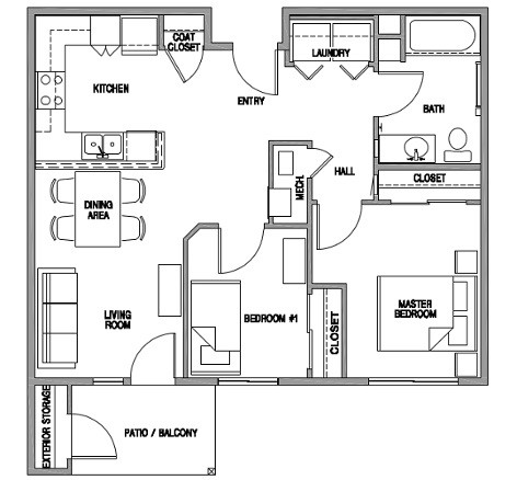 Floorplan - Trailwinds Apartments