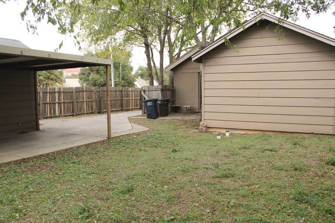 BACK YARD AND COVERED DECK - 3104 Wabash Ave