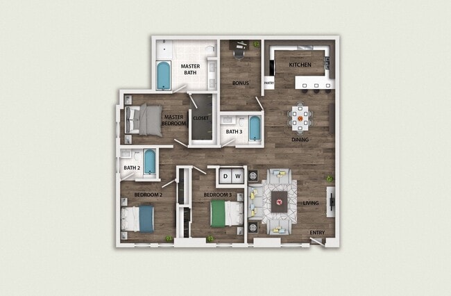 Floorplan - Residences at Village Walk