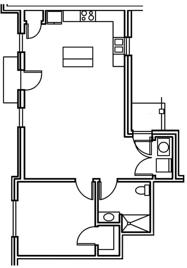 Unit 107 - The Village Courtyard Apartments