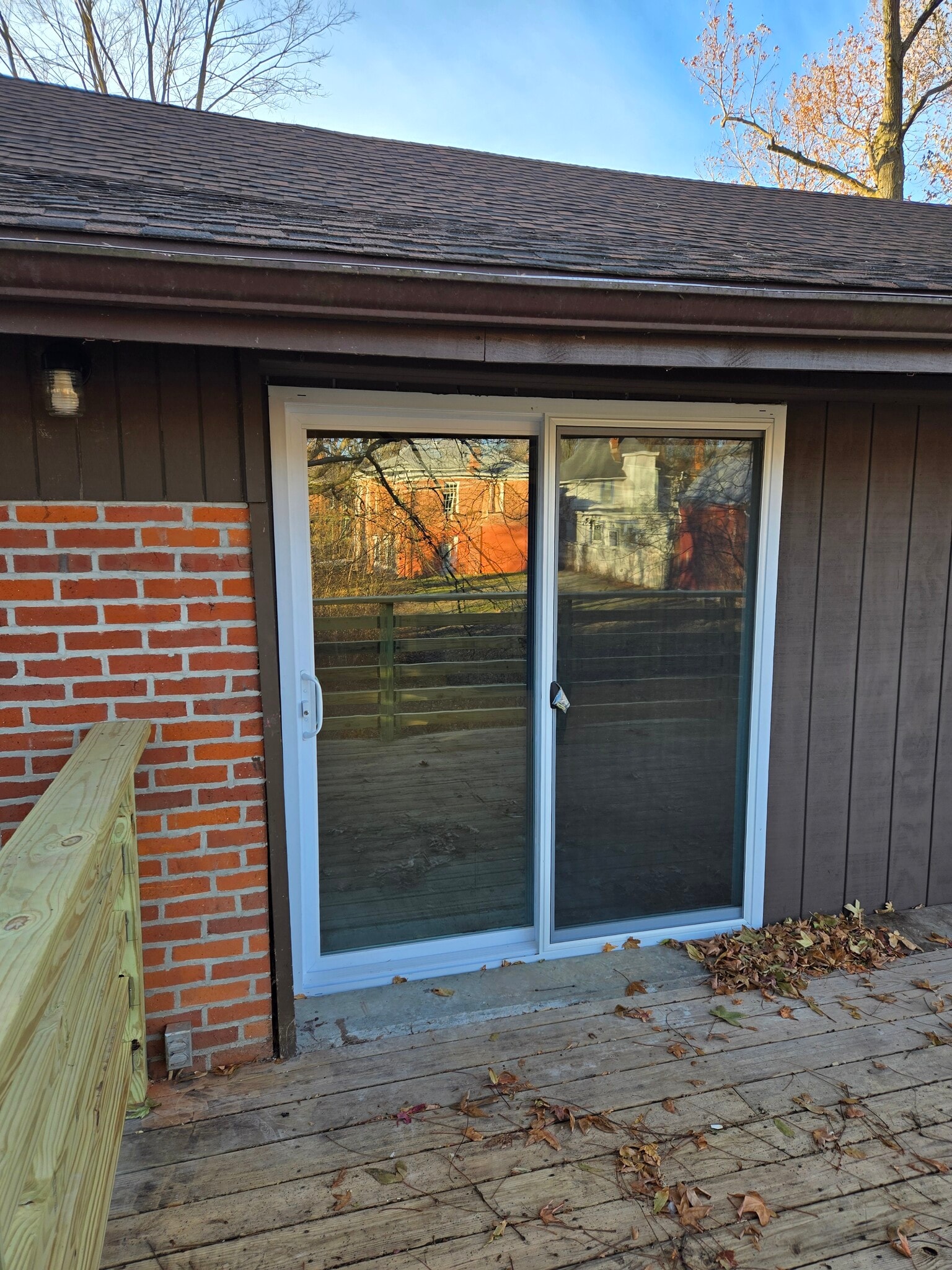 Sliding doors leading to private deck. - 60 W Winter St