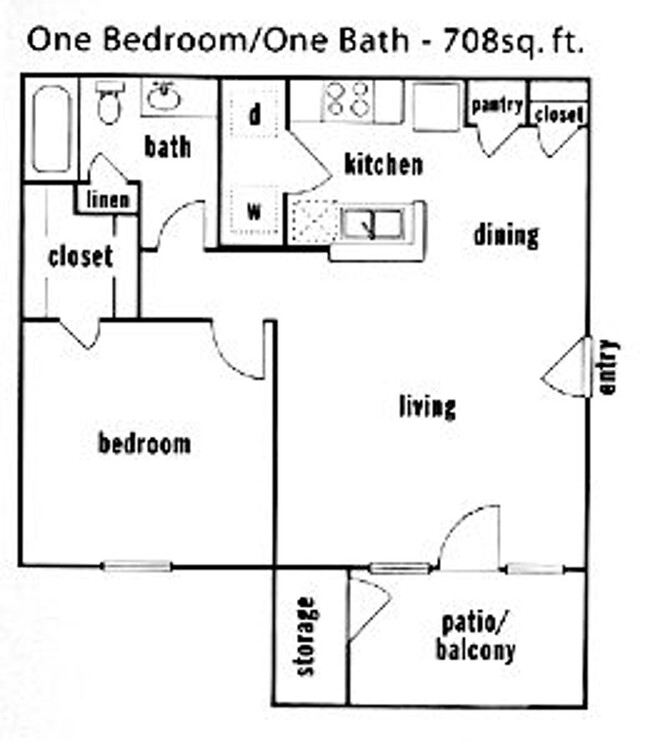 Floorplan - Enclave Apartments