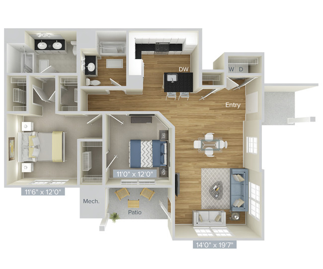 Floorplan - Avalon Somers