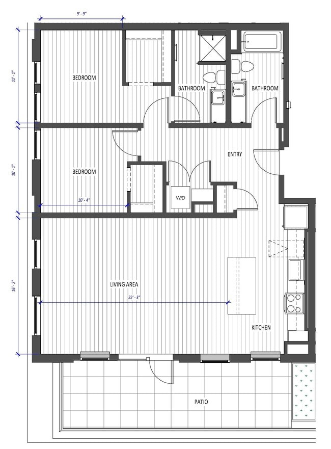 Floorplan - Hyas Point Apartments