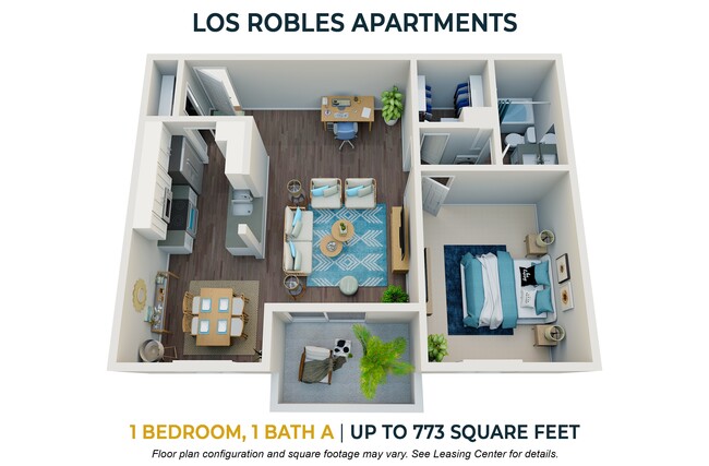 Floorplan - Los Robles Apartments