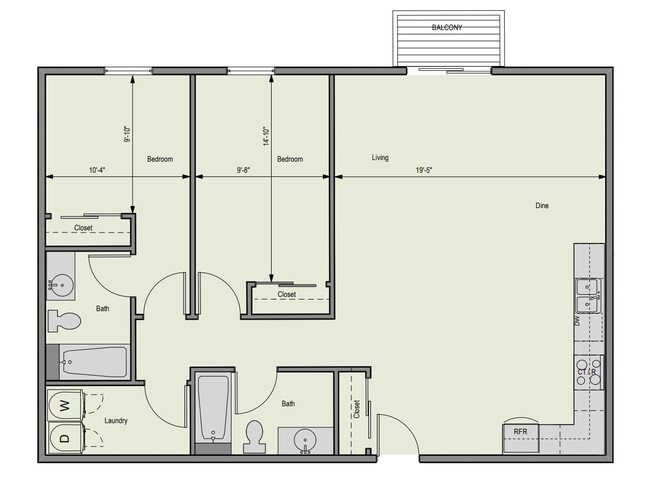 Floorplan - The Calypso at Samish Hill