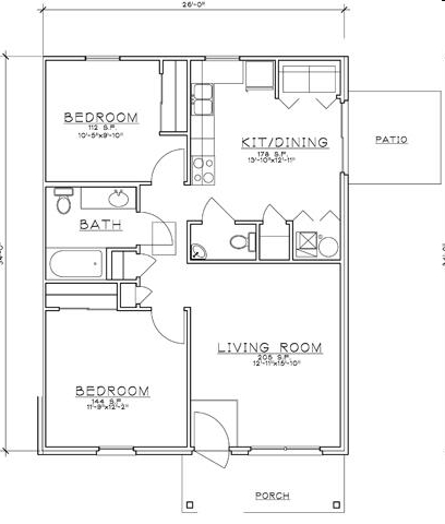 2BR/1BA - Edward''s Crossing II