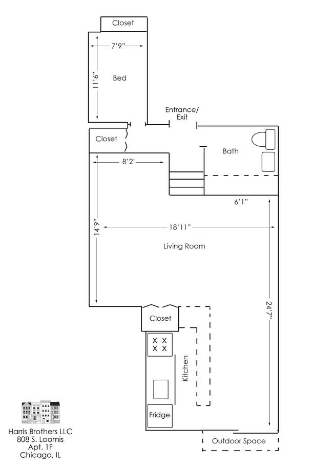 Floorplan - Harris Point Chicago