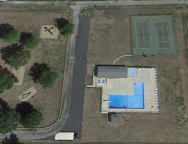 Odell Pool Park at 300 W 2nd St. - 112 S Waupansie St