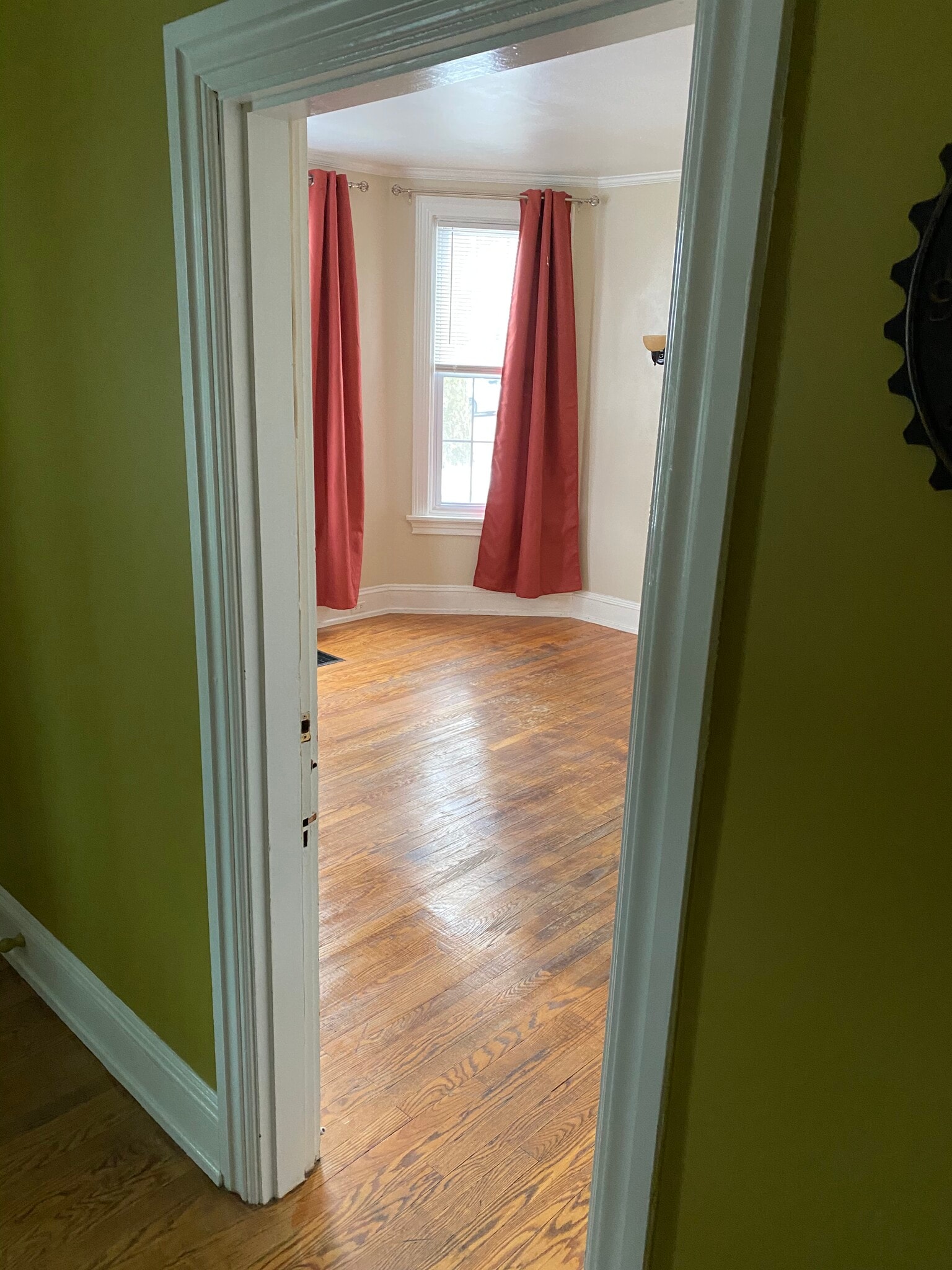 Front door to first floor apartment - 658 N Hanover Street
