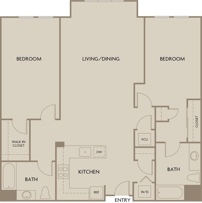 2BR/2BA - Industrial Lofts