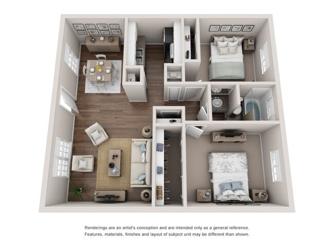 Floorplan - Bellaire Oaks Apartments