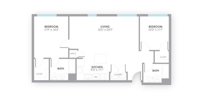 Floorplan - AMP Luxury Apartments