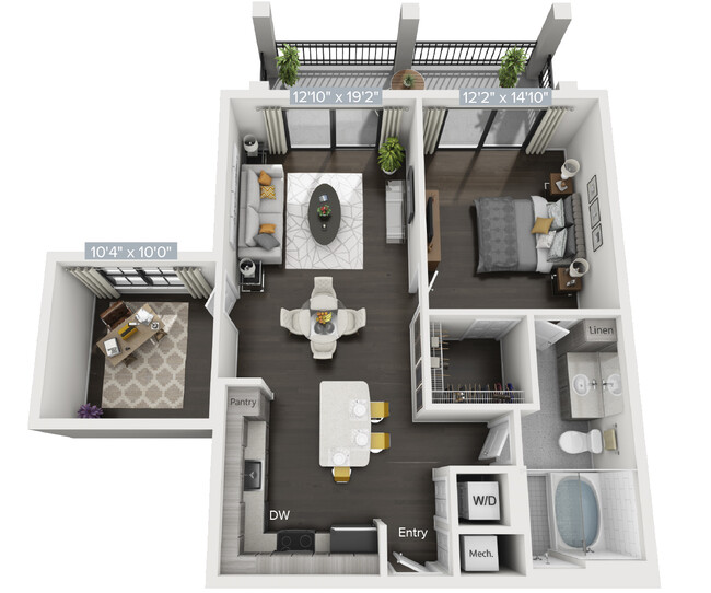 Floorplan - Avalon 850 Boca