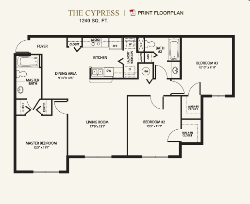 The Cypress - Clear Harbor Apartments