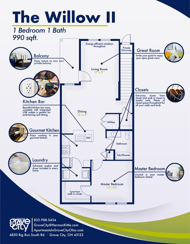 Floorplan - Crossing at Grove City