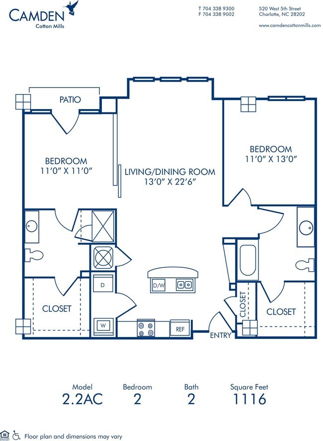 Floorplan - Camden Cotton Mills