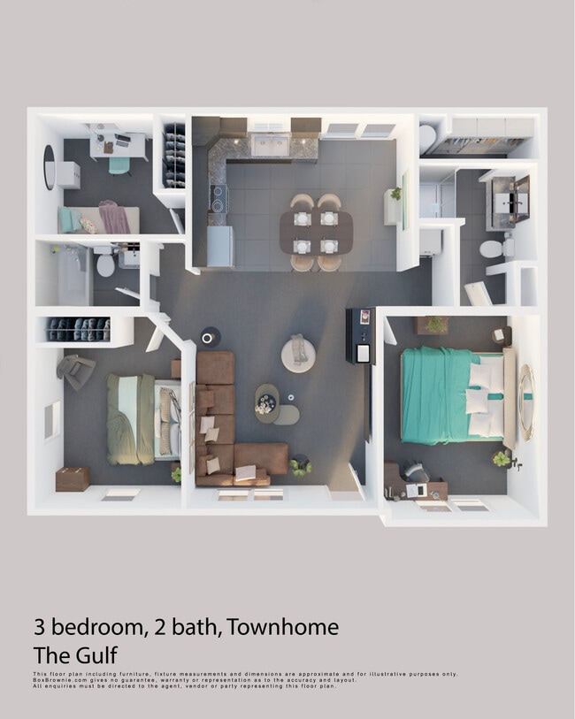 The Gulf Townhouse - Hidden Harbor Villas