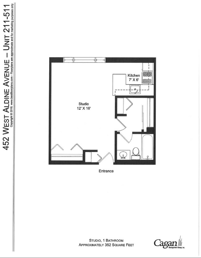 Floorplan - 452 W. Aldine