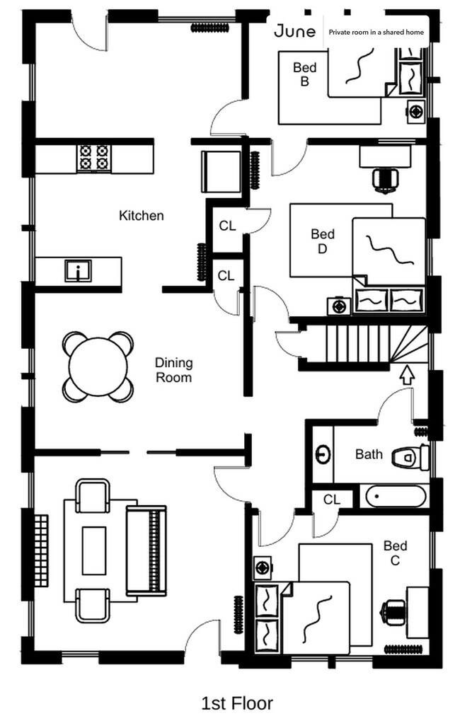 Building Photo - Room in Shared 6 bed/3 bath home in Brookland