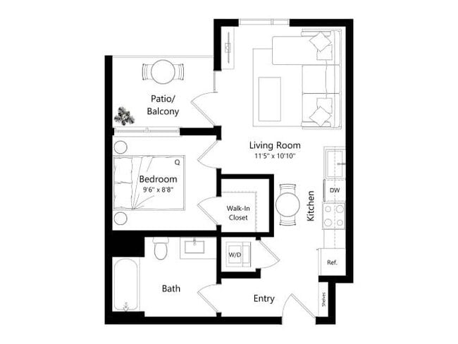 Floorplan - The Santa Monica Collection - 1650 Lincoln