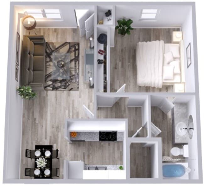 Floorplan - Flats on Handley